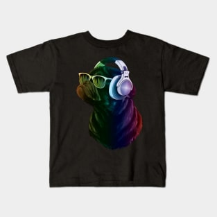 DJ Pug Producer Tech House Music Dog Lover Kids T-Shirt